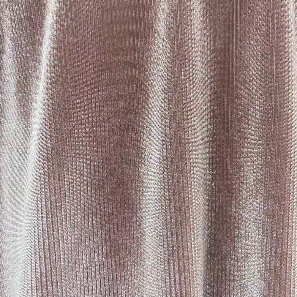Dusty Pink Elegant Women's Velvet Blouse - Picture 8 of 8